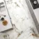 Barnaby White Marble Effect Gloss Rectified Vitrified Ceramic Floor Tile