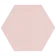 Kromatika Hexagon Rosa Pink Porcelain Wall & Floor Tile