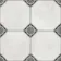 Leeds Black Patterned Matt Porcelain Floor Tile