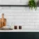 Metro Stone Effect Marble XL White Wall Metro Tiles