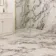 Napoli Grey White Marble Effect Polished Porcelain Tile