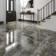 Scarlet Black Onyx Marble Effect Polished Porcelain Tile
