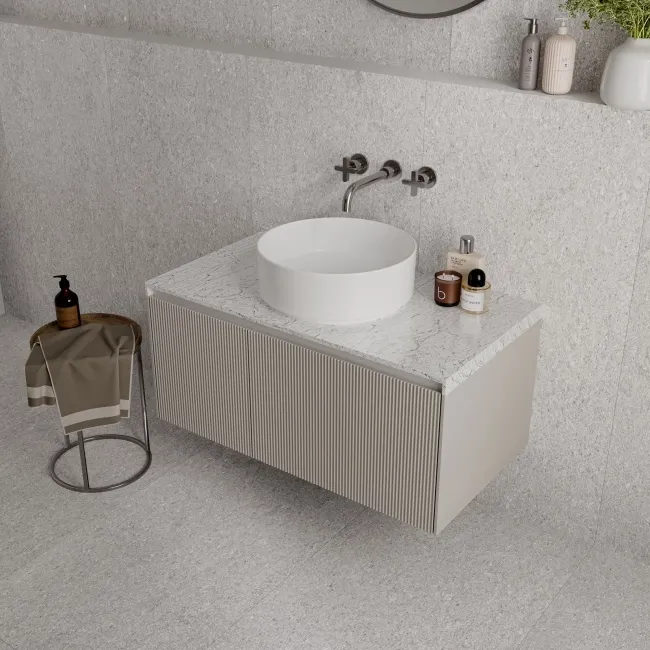 Everlast Grey Marble Effect Matt Porcelain Wall & Floor Tile