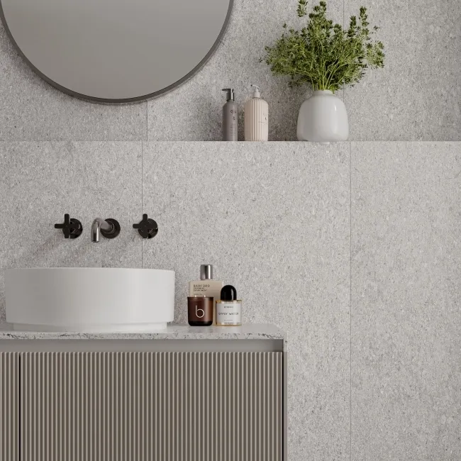 Everlast Grey Marble Effect Matt Porcelain Wall & Floor Tile