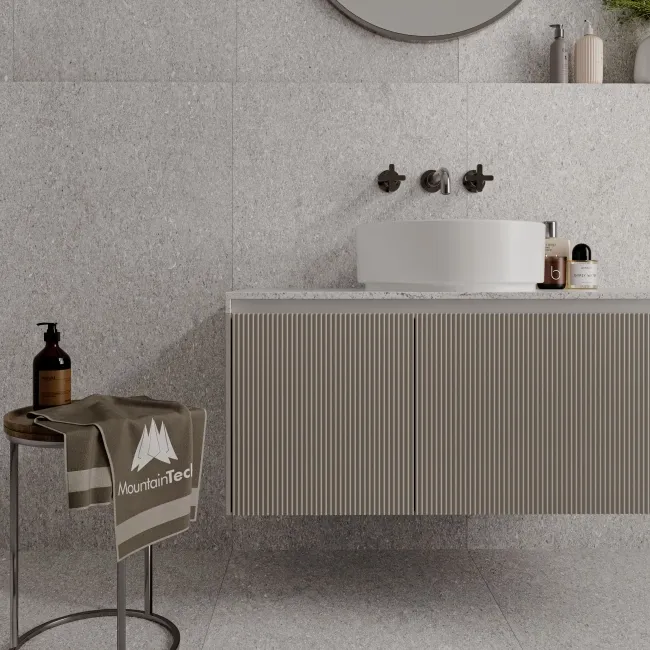 Everlast Grey Marble Effect Matt Porcelain Wall & Floor Tile