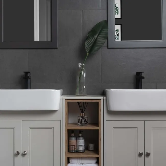 City Stone Anthracite Wall and Floor Tile