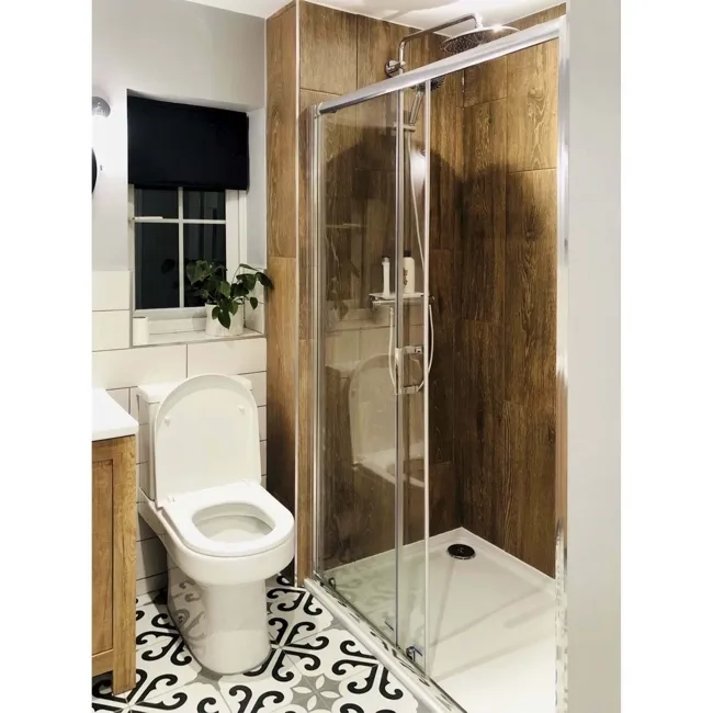 Tejos Medium Oak Porcelain Wood Effect Floor Tile