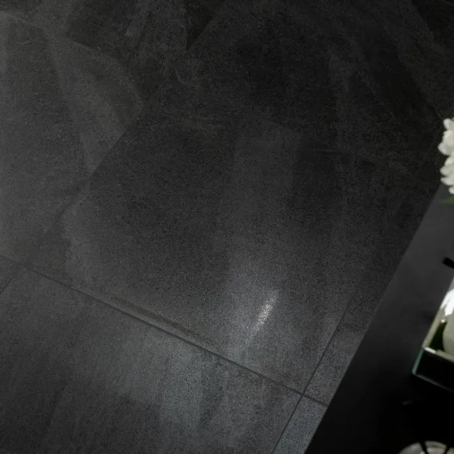 Galaxy Night Black Stone Effect Semi Polished Porcelain Tile