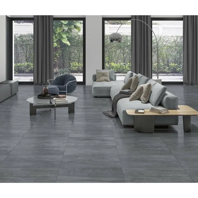 Cliff Grafite Grey Porcelain Wall And Floor Tiles