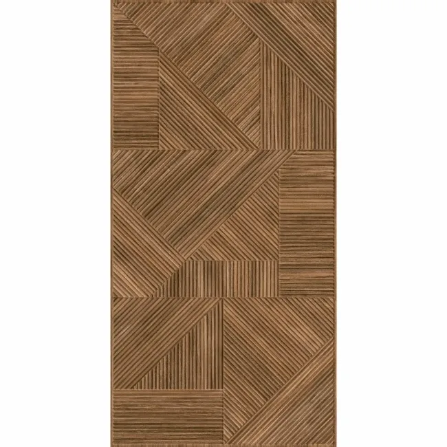 Nantes Dark 3D Wood Panel Effect Wall Tile