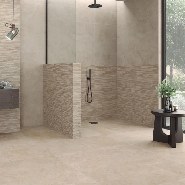 Premiere Beige Stone Effect Matt Ceramic Wall Tile