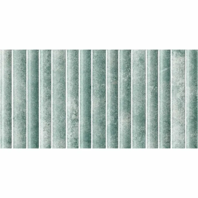 Rubik Green Kit Kat Effect Gloss Ceramic Wall Tile
