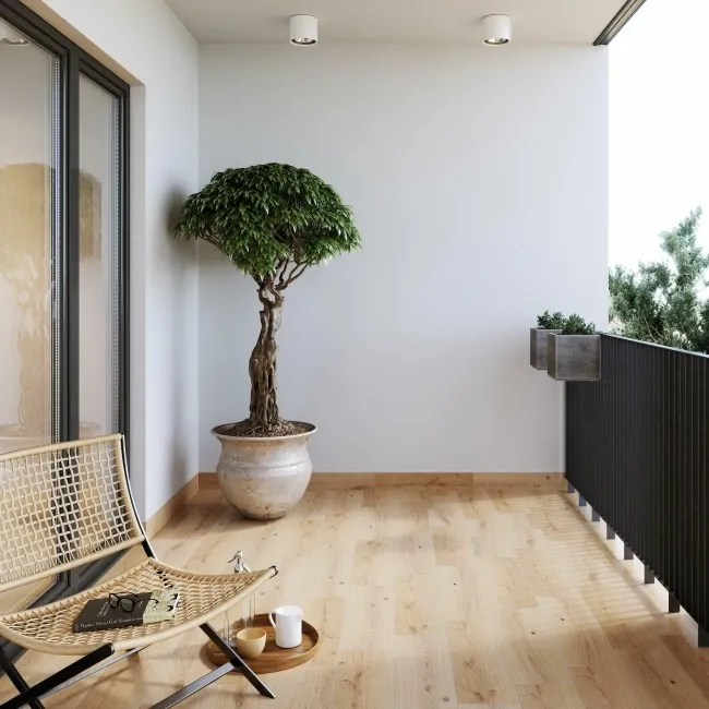 SandWood Beige Oak Wood Effect Matt Porcelain Floor Tile