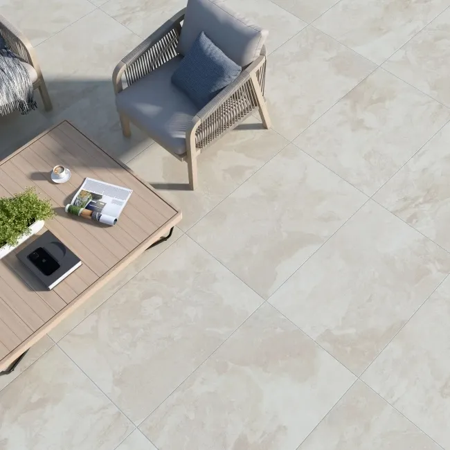 Slate Way Beige Matt Porcelain Outdoor Slab