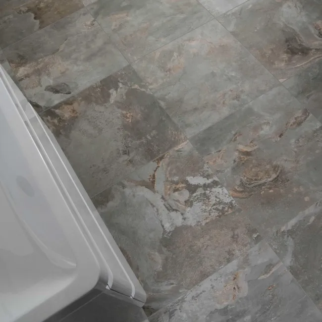 Slate Way Grey Matt Porcelain Floor Tile