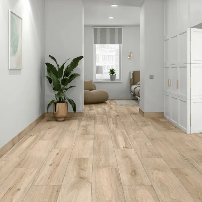 Tejos Light Oak Porcelain Wood Effect Floor Tile