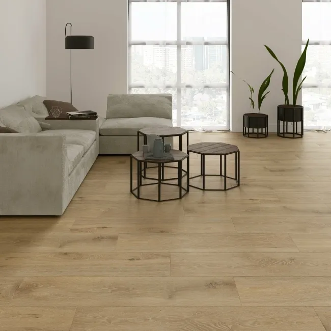 Tejos Light Oak Porcelain Wood Effect Floor Tile