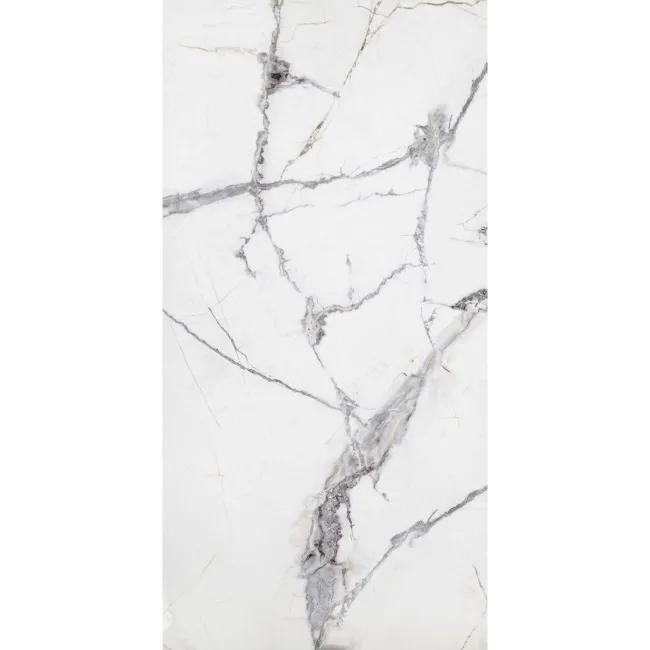 The Room White Invisible Marble Polished Porcelain Wall and Floor Tiles