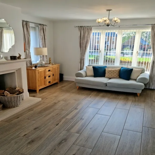 Tejos Light Oak Porcelain Wood Effect Floor Tile