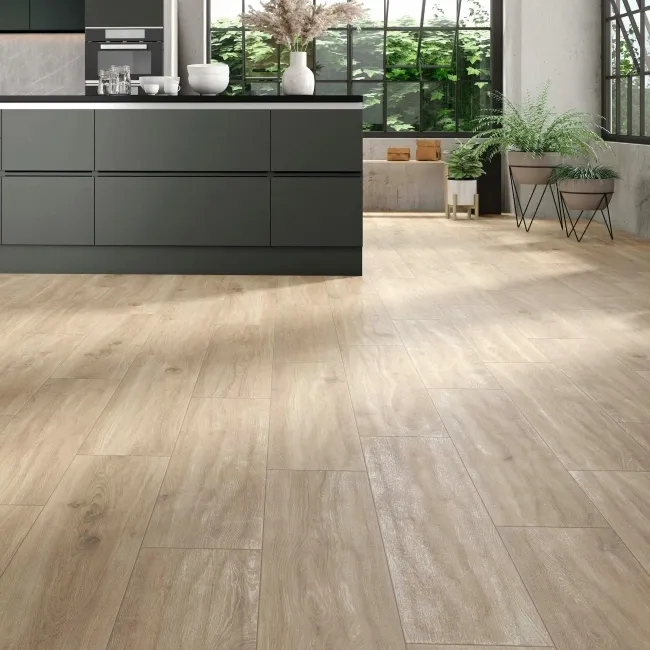Volte Beech Wood Effect Matt Porcelain Floor Tile