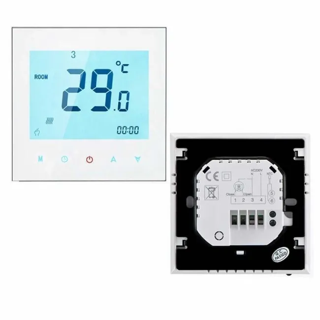 Warmtoes Programmable Wifi Digital Thermostat - White