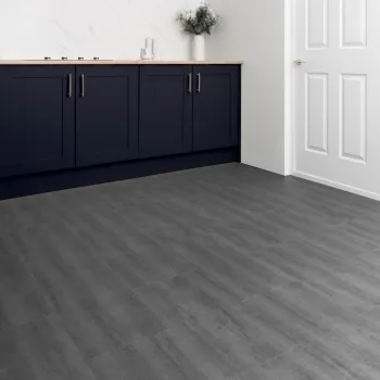 Antalya Anthracite Stone Tile Luxury Click Vinyl Flooring 5.5mm