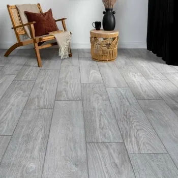 Banzai Grey Oak Wood Effect Matt Porcelain Floor Tile