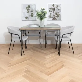 Delamere Herringbone Modern Oak Engineered Wood Flooring 13mm Oiled