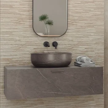 Premiere Beige Split Face Effect Matt Ceramic Wall Tile