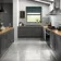 Immense Grey Stone Effect Polished Porcelain Floor Tile
