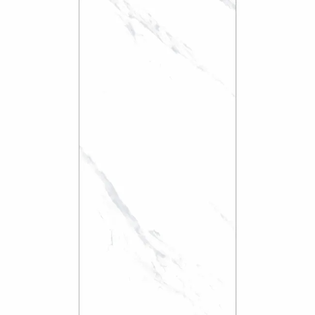Alaskan Calacatta White Marble Effect Polished Porcelain Wall and Floor Tile