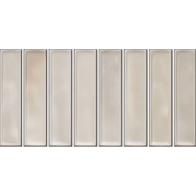 Alba Beige Kit Kat Effect Gloss Ceramic Wall Tile