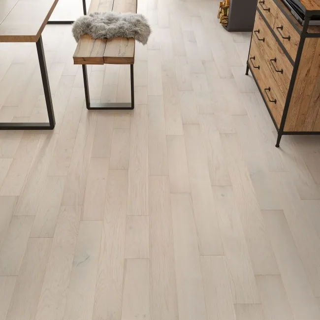 Anglesey Grey Oak Engineered Wood Flooring 10mm Brushed & UV Oiled