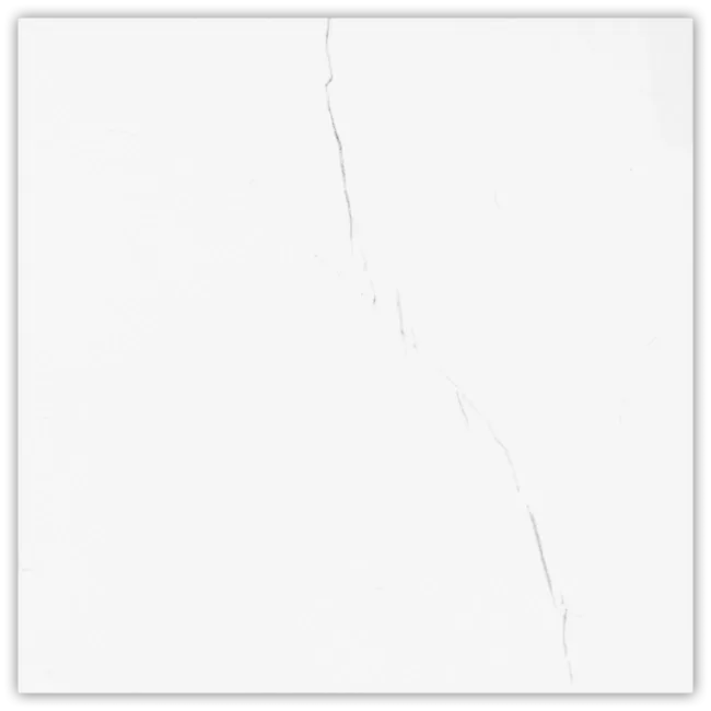 Barbados White Marble Effect Gloss Porcelain Floor Tiles