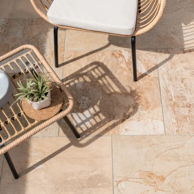 Basalto Beige Modular Outdoor Slab Tile