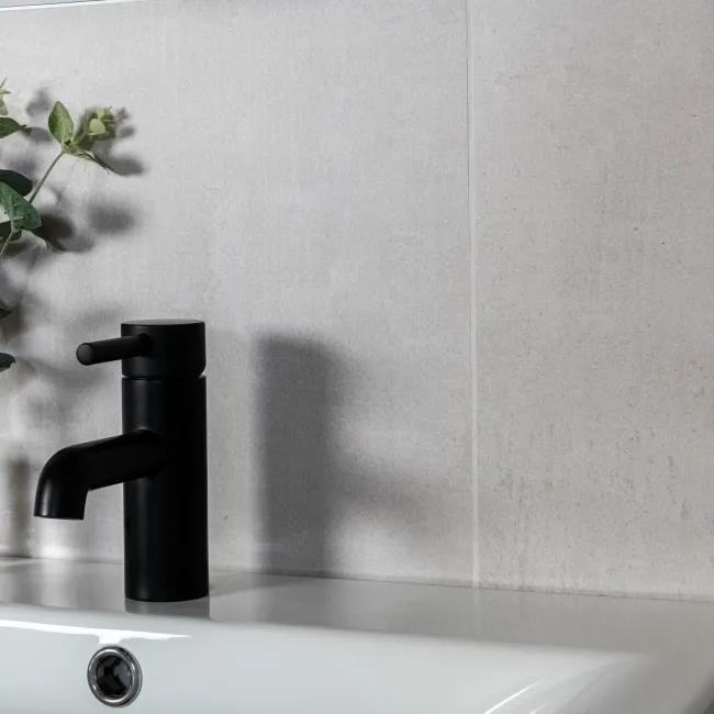 Bercy Light Grey Concrete Effect Matt Ceramic Wall Tile