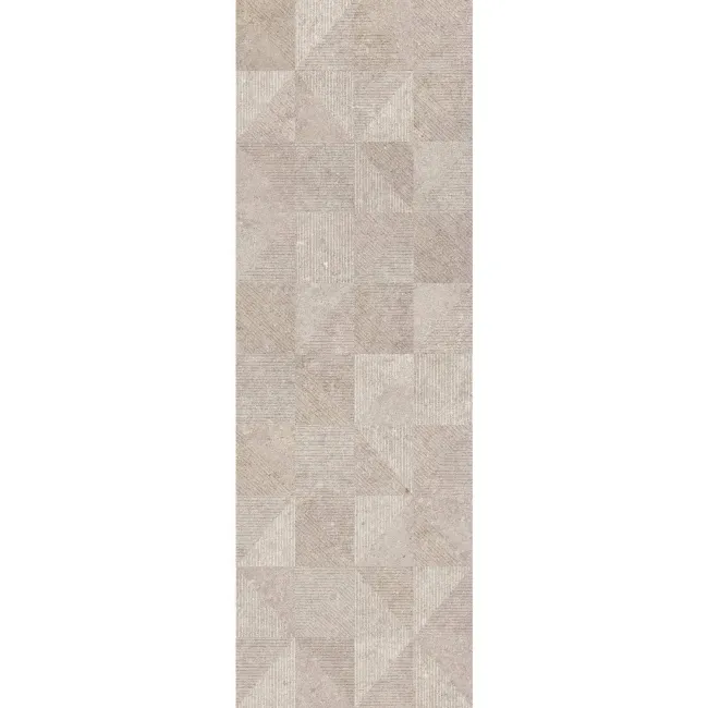 Crassana Decor Beige Concrete Effect Matt Ceramic Wall Tile