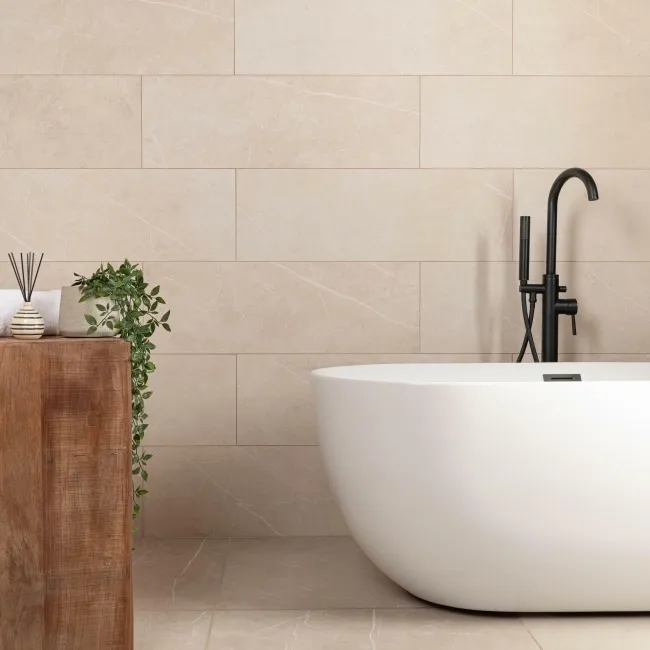 Inari Cream Matt Wall Tile
