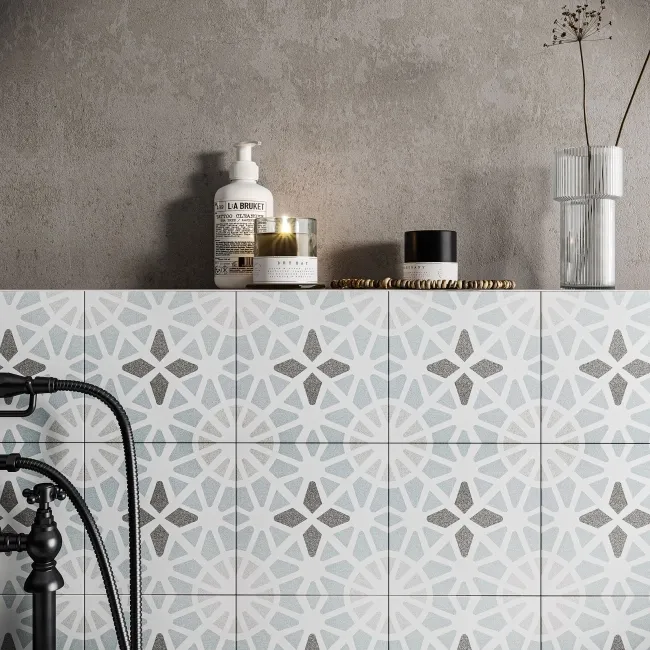 Adele Light Blue Floor Tile