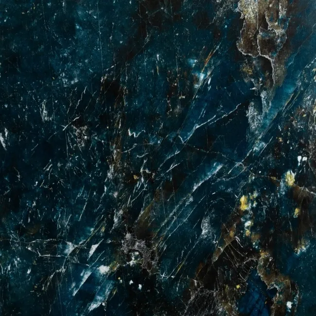 Sky Blue Marble Effect Polished Porcelain Floor Tile