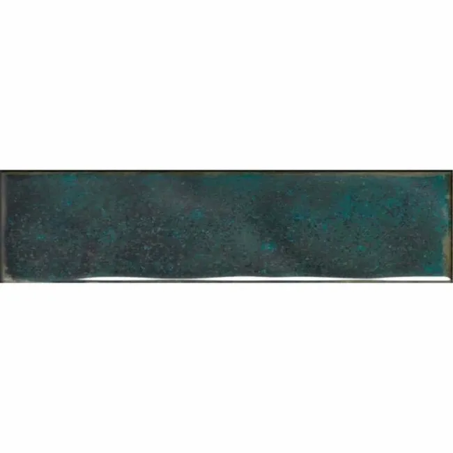 Style Emerald Green Brick Effect Gloss Ceramic Wall Tile
