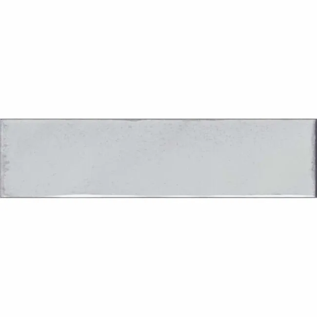 Style Smoke Light Grey Brick Effect Gloss Ceramic Wall Tile