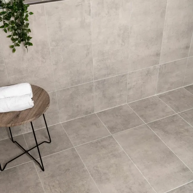 Urban Grey Cement Effect Matt Porcelain Wall and Floor Tile