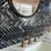 Solar Herringbone Black Glass Mosaic