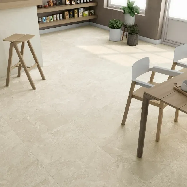 Roca Avalon Beige Stone Effect Matt Porcelain Floor Tile