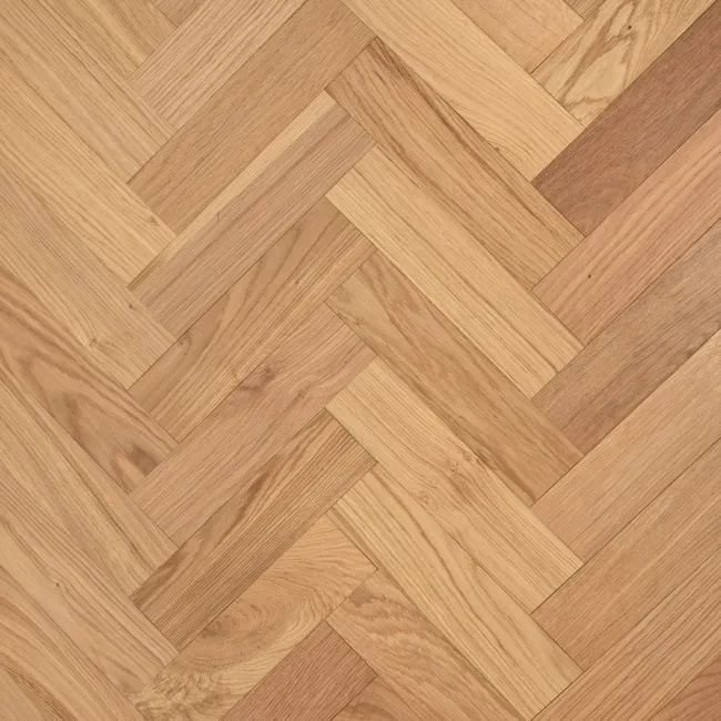 Parquet Oak Herringbone Engineered Wood 10mm Brushed & Oiled