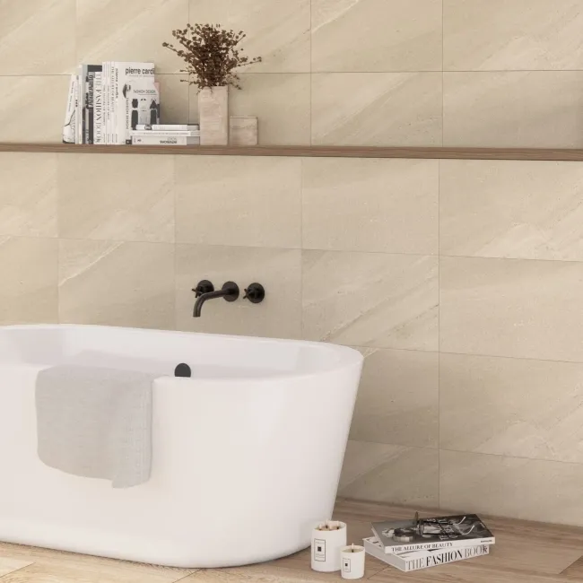 Urbano Beige Stone Effect Matt Ceramic Wall Tile