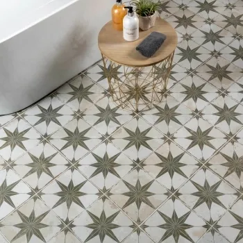 Metropolis Star Laurel Wall and Floor Tiles