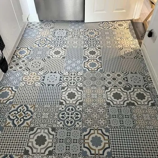 Windsor Multi Patterned Matt Porcelain Wall and Floor Tile