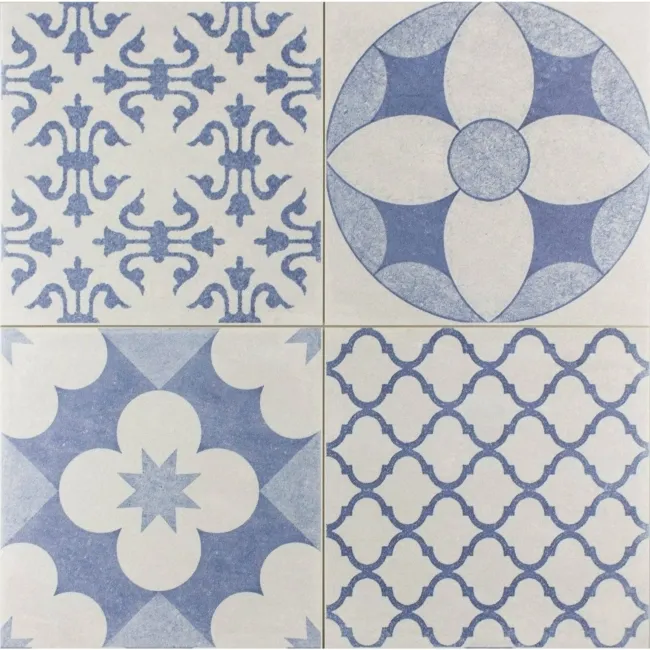 Skyros Delft Blue Wall and Floor Tiles